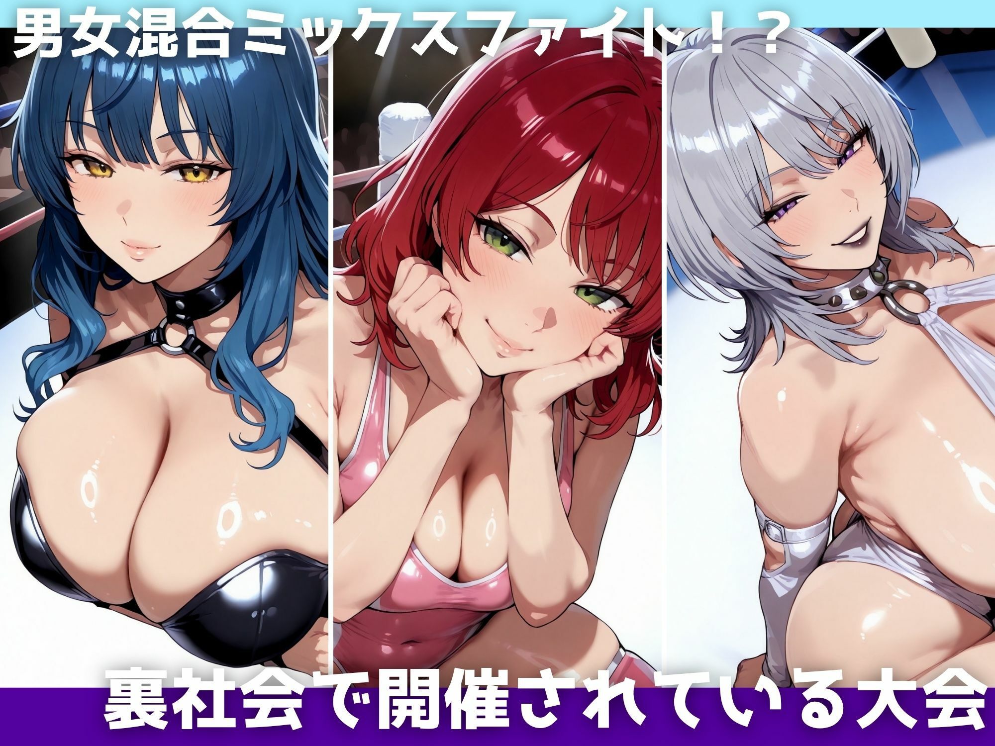 爆乳プロレスFight02〜愛しき女体の絡み合い〜 サンプル1