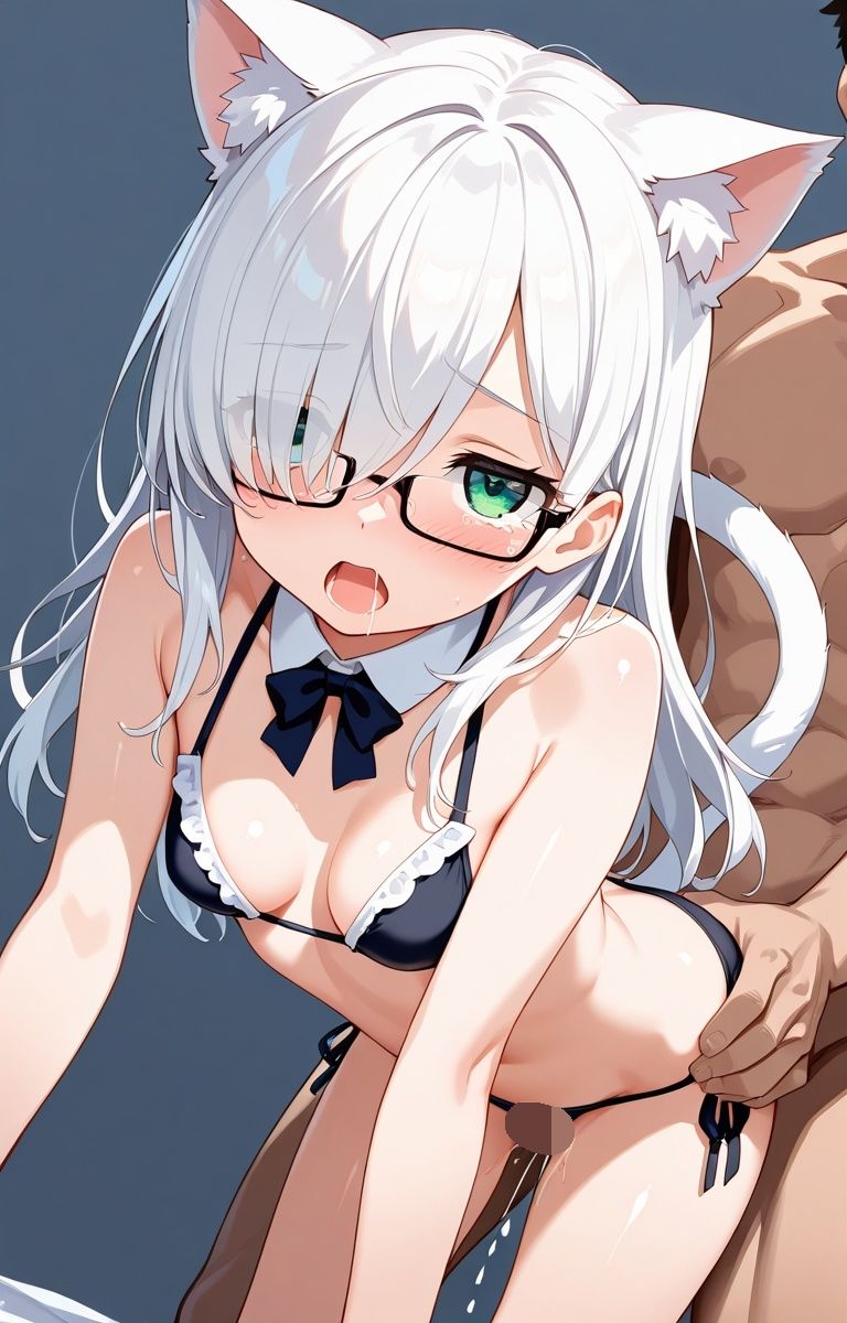 【あおいろ＊グラフィ】猫耳メイドビキニ少女15人（2025年9月号）_9