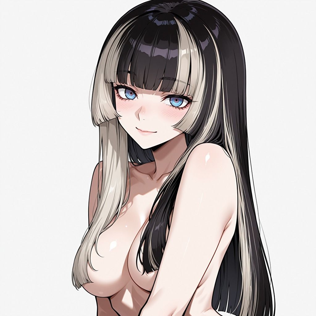 美乳派手髪ロング娘と絶頂生ハメSEX サンプル1