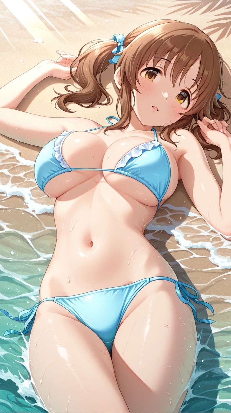 十時〇梨のPには言えないグラビア撮影