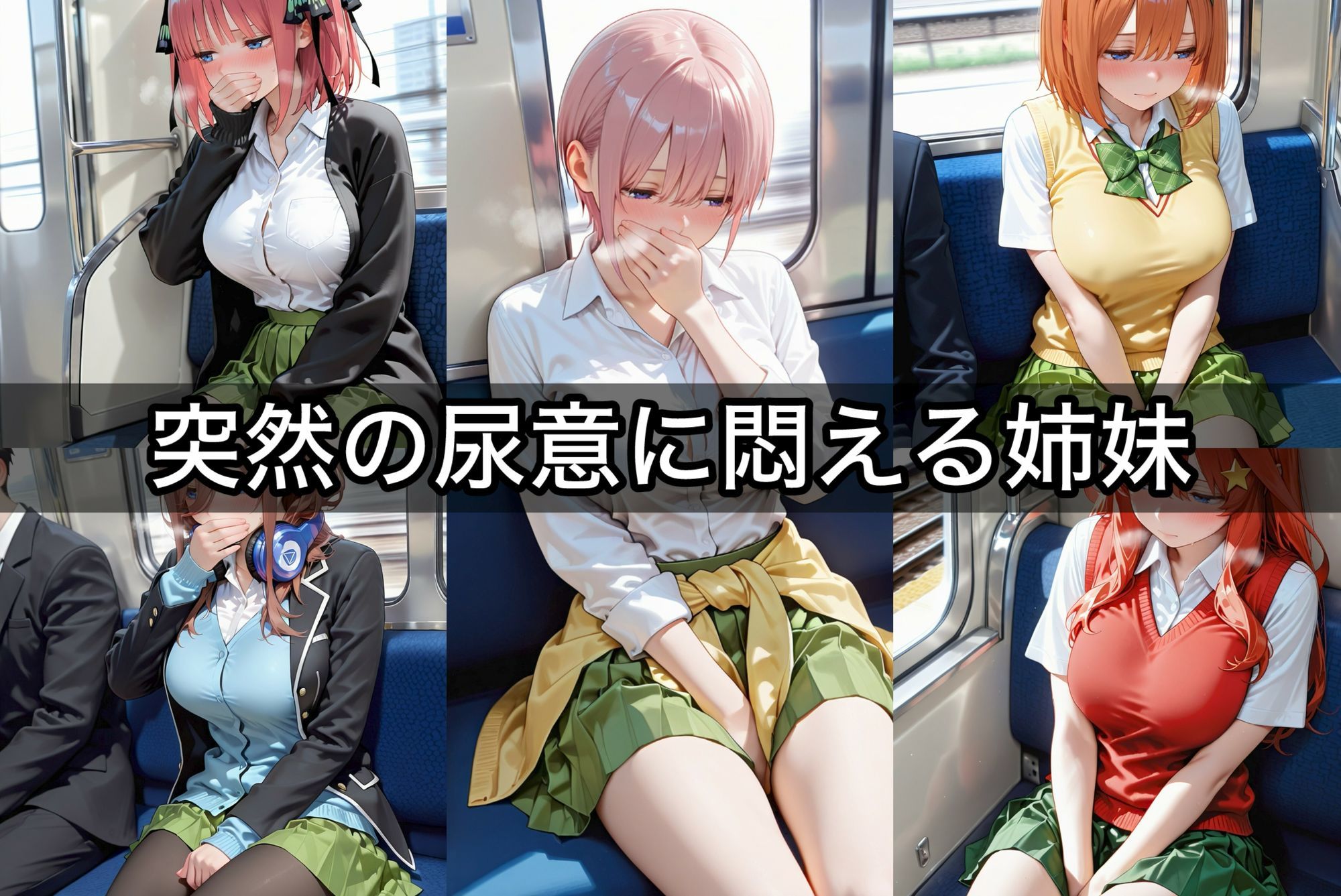 お漏らししちゃっただけなのに  五人姉妹総集編 画像1