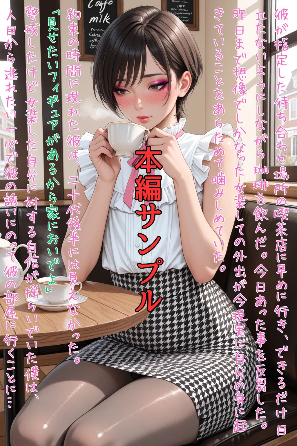 Sissy Captions Mな男の娘のシシーキャプション集5 アキバ男の娘拉致監禁事件 この部屋が僕の全て… あなた好みのフィギュアになりたい…_0