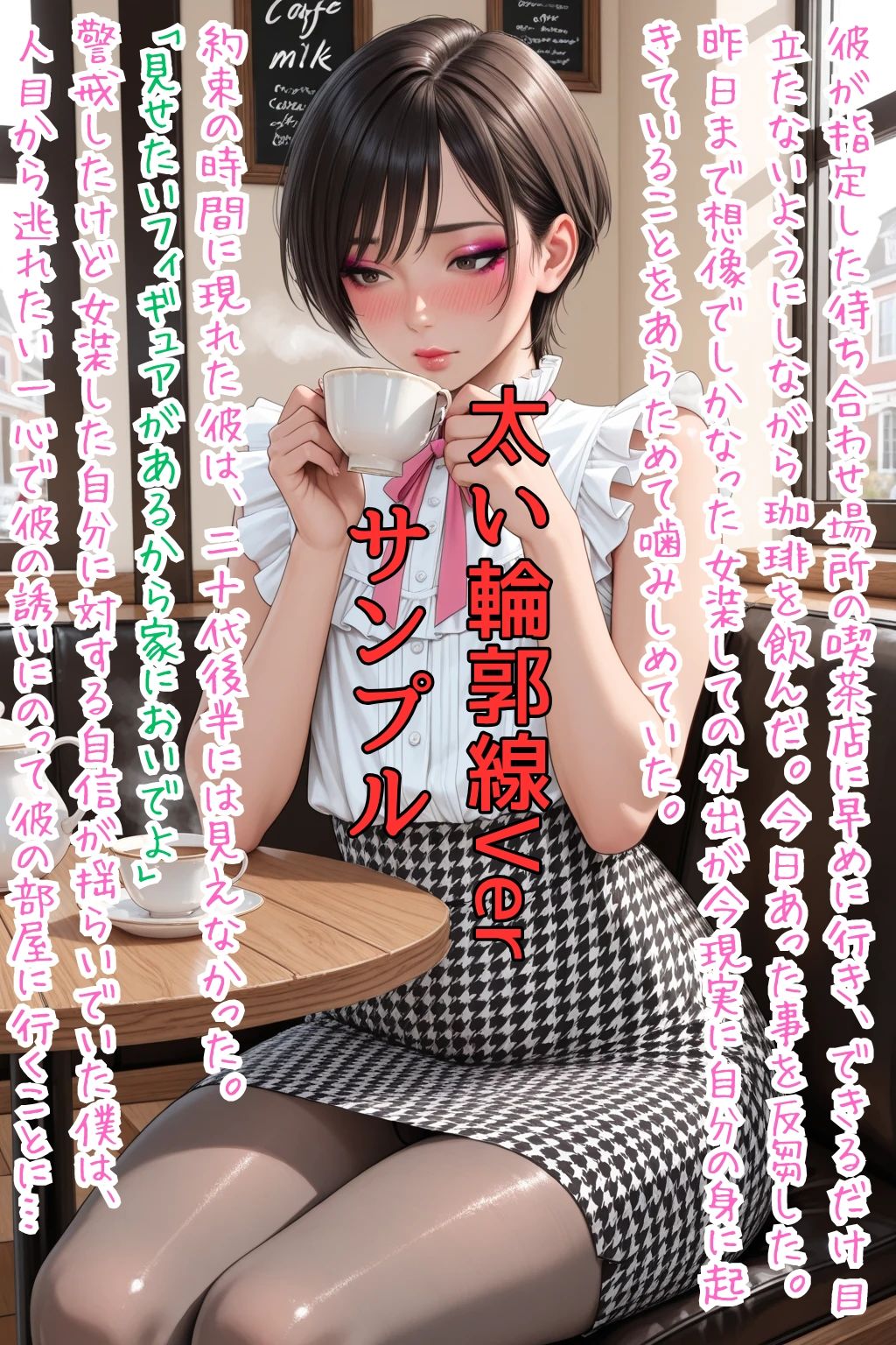 Sissy Captions Mな男の娘のシシーキャプション集5 アキバ男の娘拉致監禁事件 この部屋が僕の全て… あなた好みのフィギュアになりたい…_1