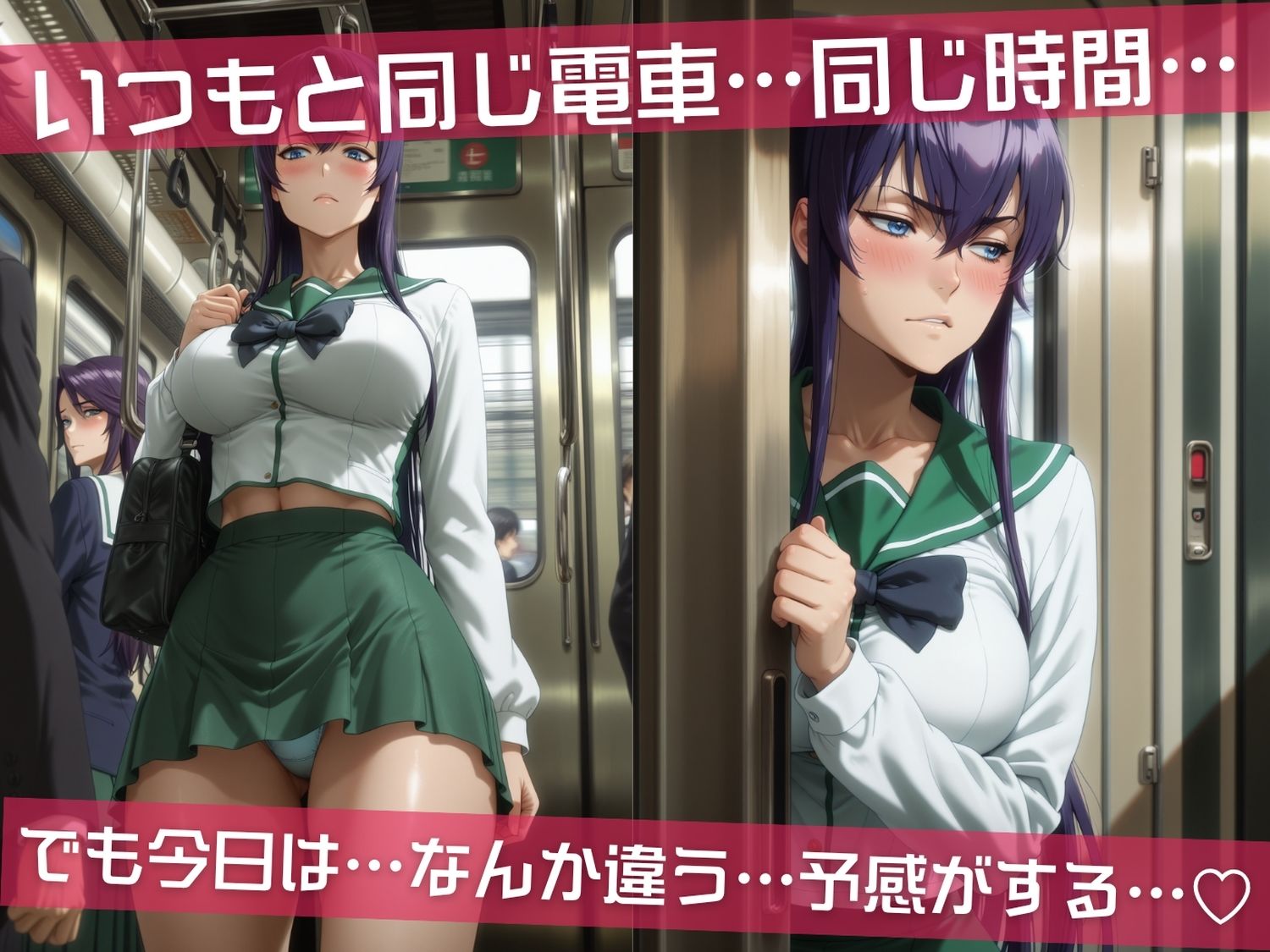 満員電車痴●地獄 学●黙示録〜 電車編 〜 画像1