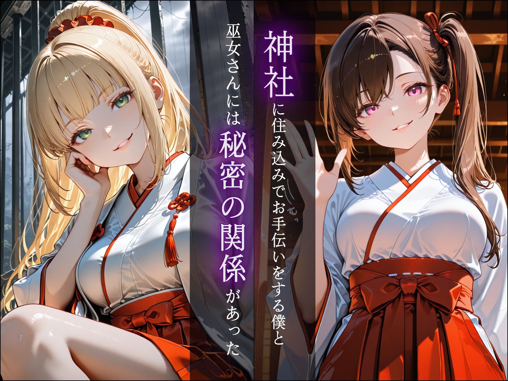 ドSな巫女様の下僕になって搾精されまくる話 サンプル1
