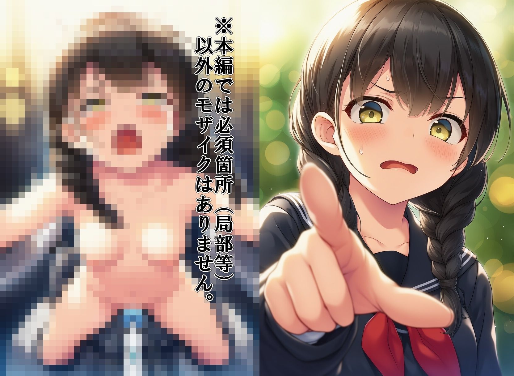 【即堕ち2コマ】嫌悪感を隠そうともしない制服女子