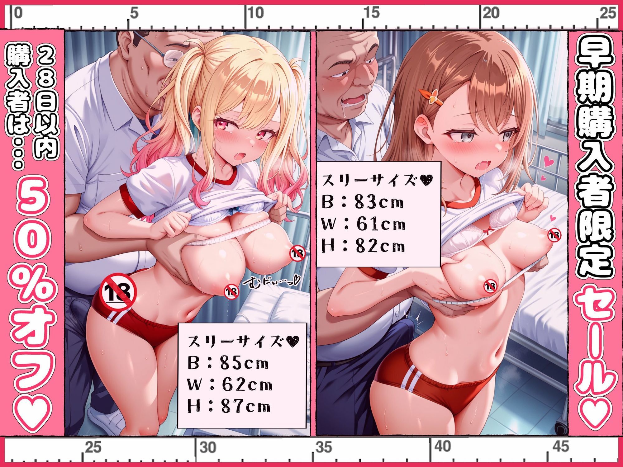孕ませセクハラ発育測定 セカイ編7