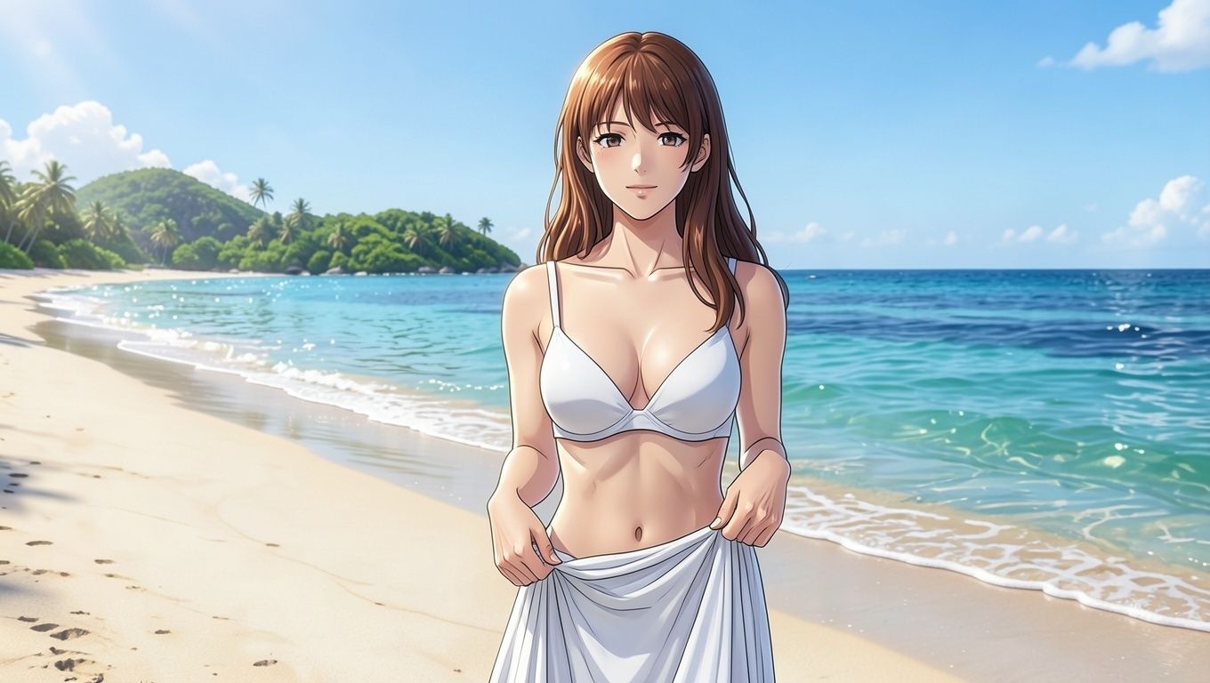 彼氏と裸で開放的になりたくて無人島をレンタルしてみた 画像2