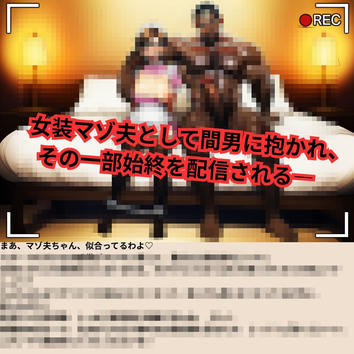 寝取られマゾ夫物語 2  女装編 サンプル2
