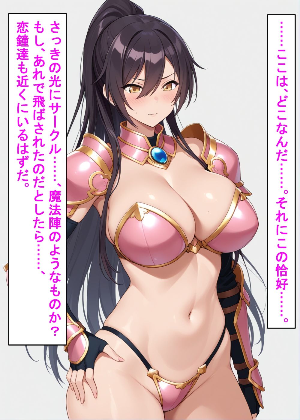 【敗北】ビキニアーマーのアイドル4人が異世界でヤられる話【白〇咲耶・田〇摩美々・月〇恋鐘・幽〇霧子】