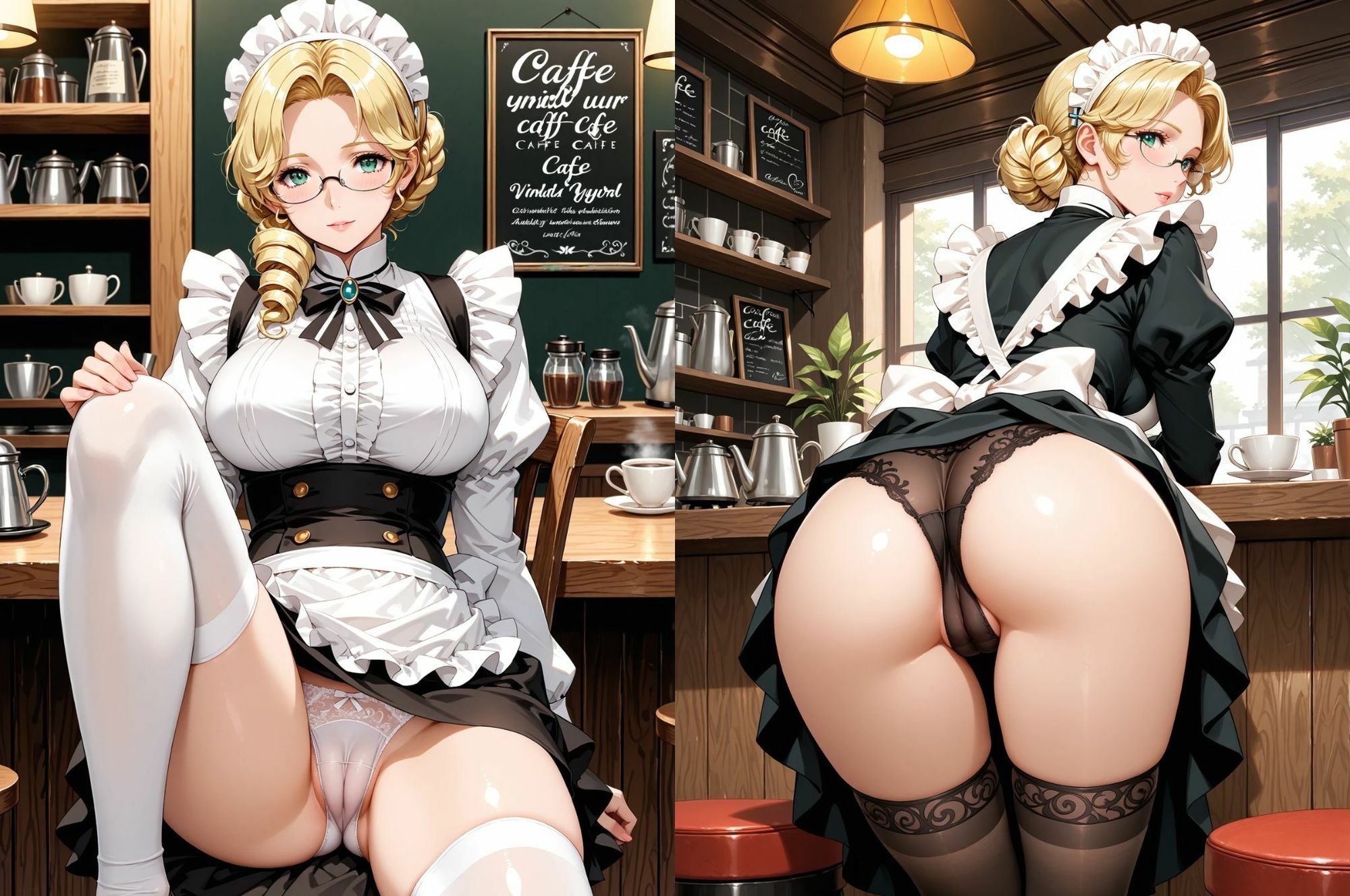 PANTYFETISHメイドカフェでパンティ見放題（はーと）6