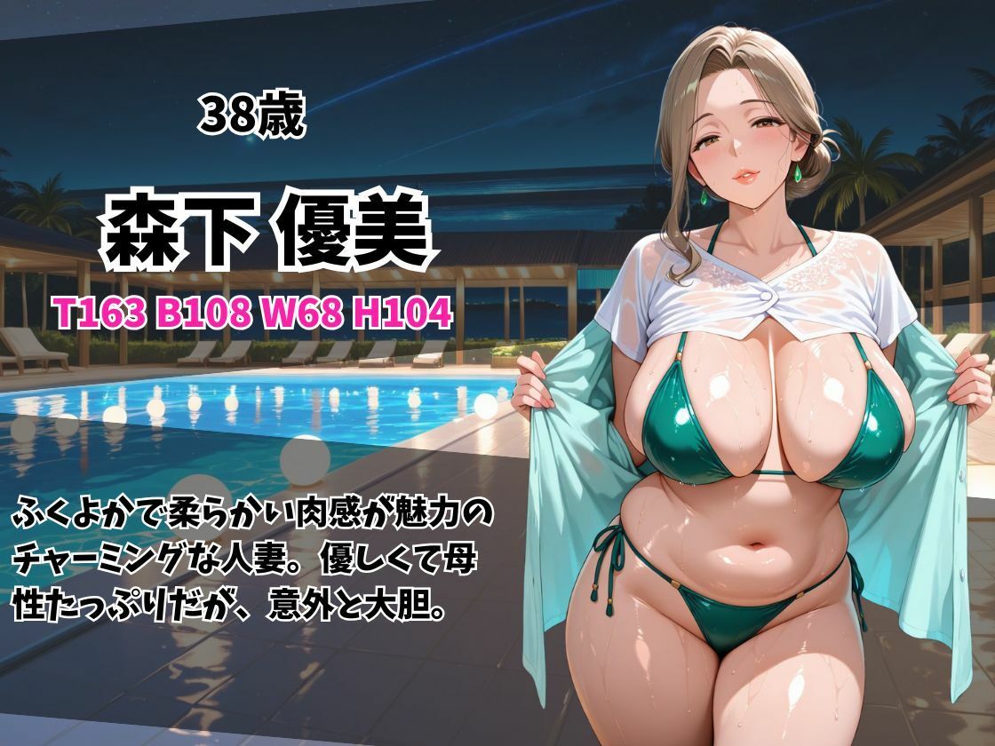 ケツ穴ミセスナイトプール人妻 サンプル6