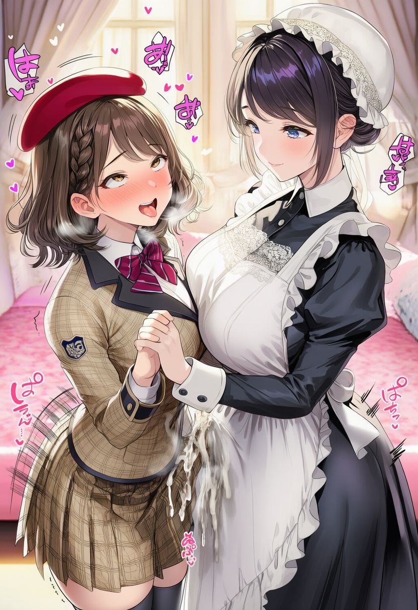 ふたなりお嬢様スカート射精 ver.アヘ顔 サンプル8