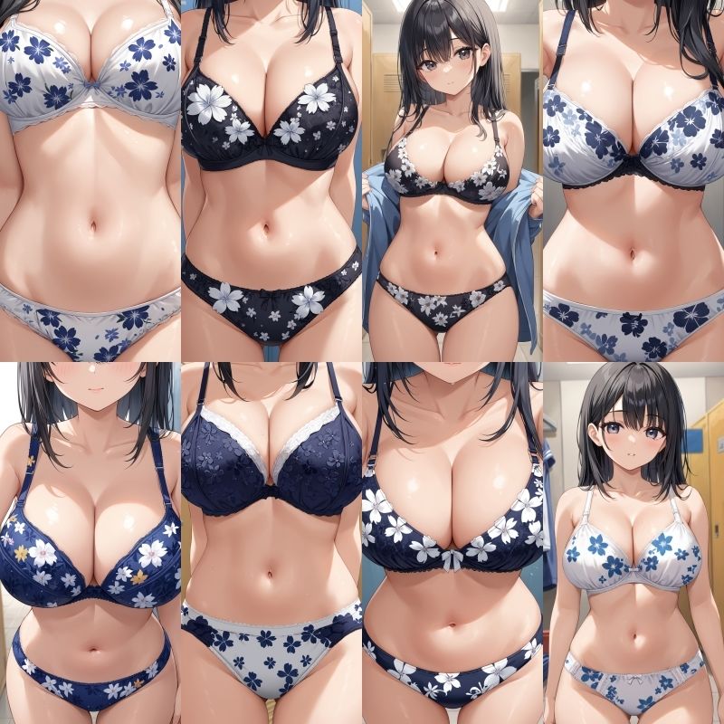 【女子更衣室盗撮】巨乳はながら下着【500枚】 サンプル1
