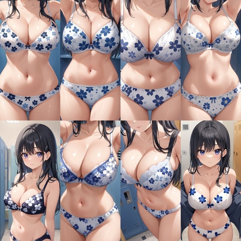 【女子更衣室盗撮】巨乳はながら下着【500枚】 サンプル2