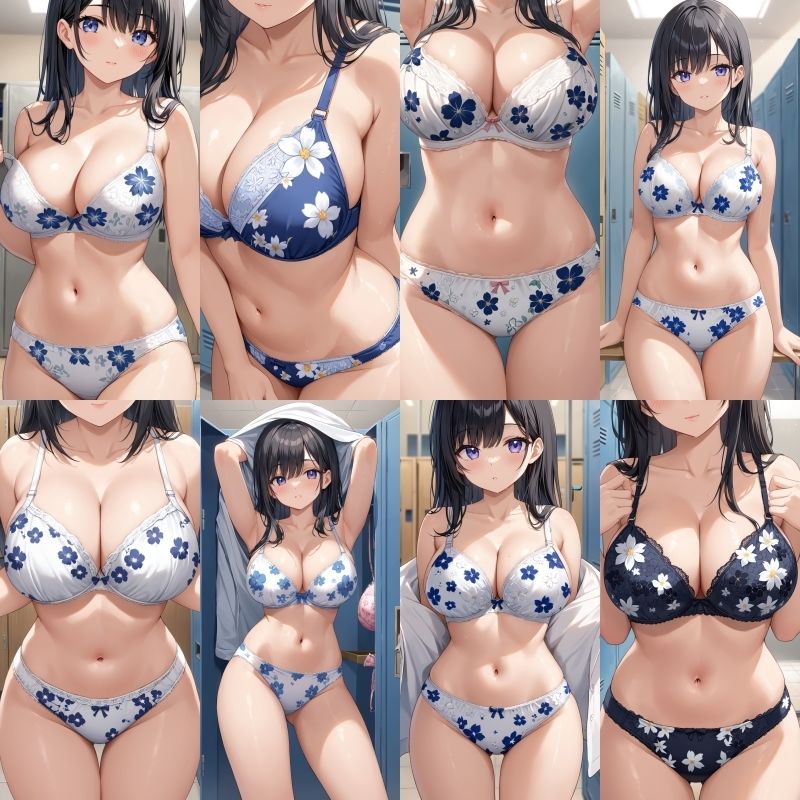 【女子更衣室盗撮】巨乳はながら下着【500枚】 サンプル5