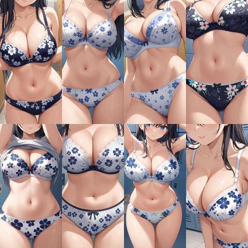 【女子更衣室盗撮】巨乳はながら下着【500枚】 サンプル7