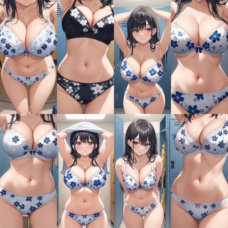 【女子更衣室盗撮】巨乳はながら下着【500枚】 サンプル8