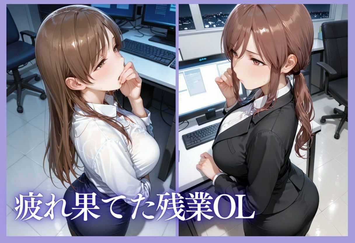 深夜残業OL～我慢の限界を迎えた同僚にオフィスで犯●れ、事後即2回戦中出しされるまでVol.5_4