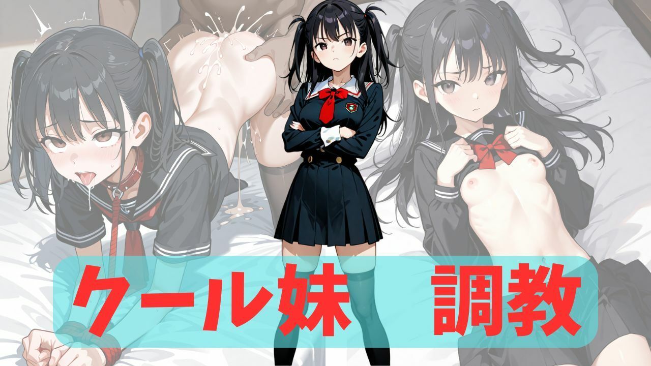 【もんぶらんぷりん】普段はクールだけど面倒見がいい妹を赤いロープで縛って調教しちゃいます『クール妹、調教』1