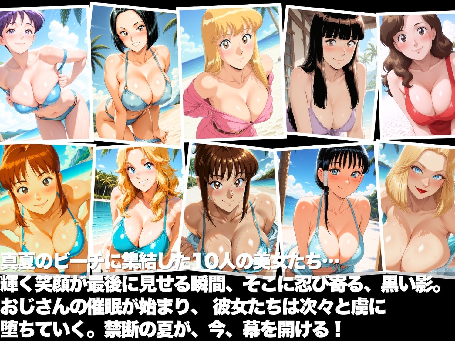 真夏の海辺で堕ちて 〜おじさんの虜になって妊娠するまで〜 こちら葛飾区亀●公園前派出所編 画像1
