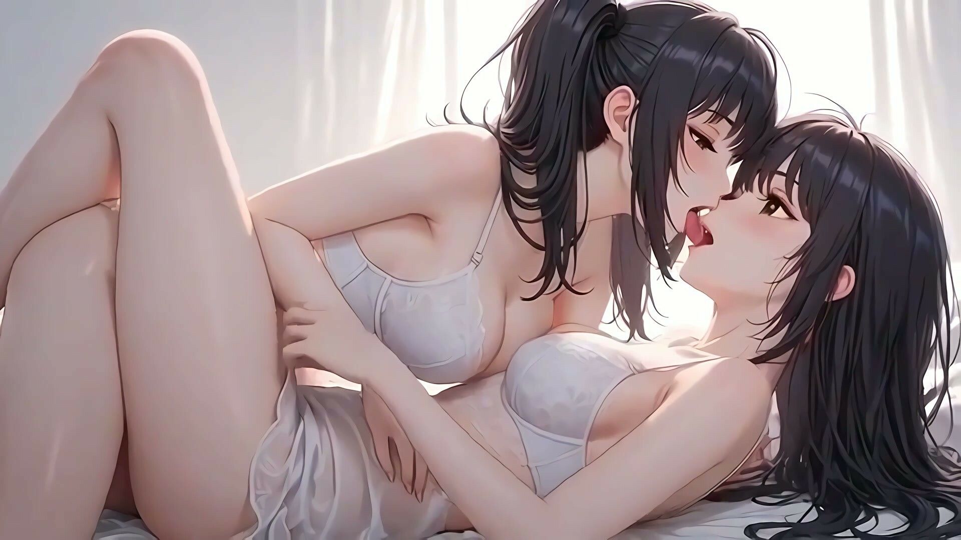 【34分フルボイス】ぺろちゅぱ百合キス大全集〜美少女レズえっち74連発〜【フルモーション】 サンプル 2