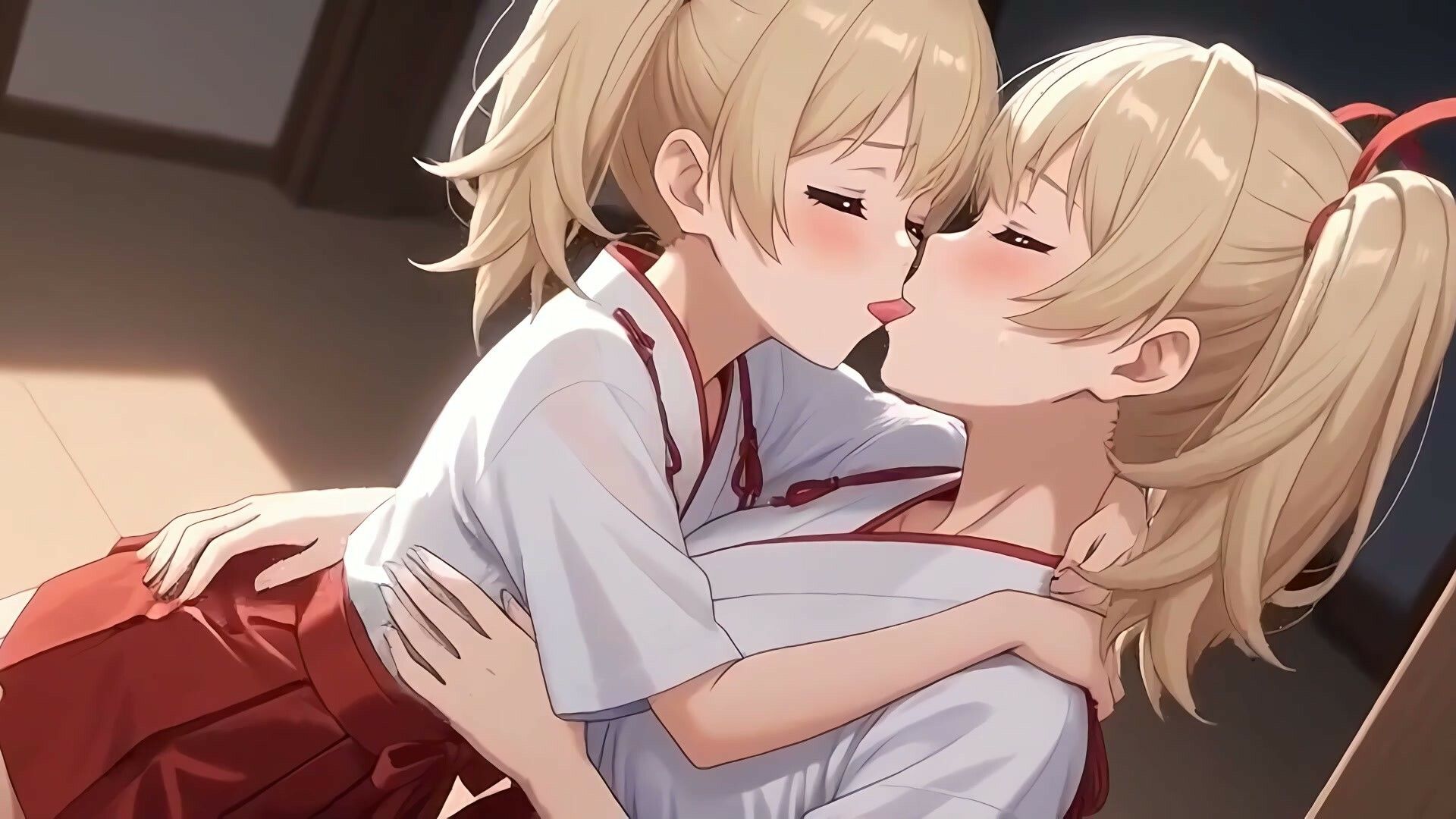 【34分フルボイス】ぺろちゅぱ百合キス大全集〜美少女レズえっち74連発〜【フルモーション】 サンプル 5