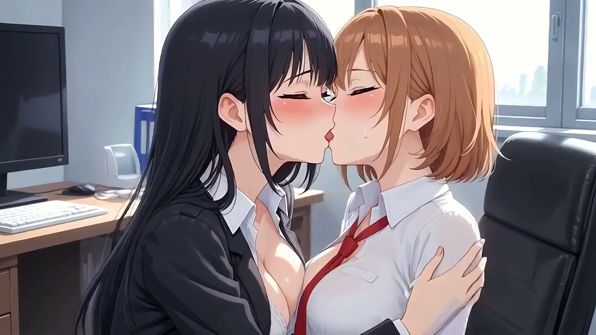 【34分フルボイス】ぺろちゅぱ百合キス大全集〜美少女レズえっち74連発〜【フルモーション】 サンプル 8