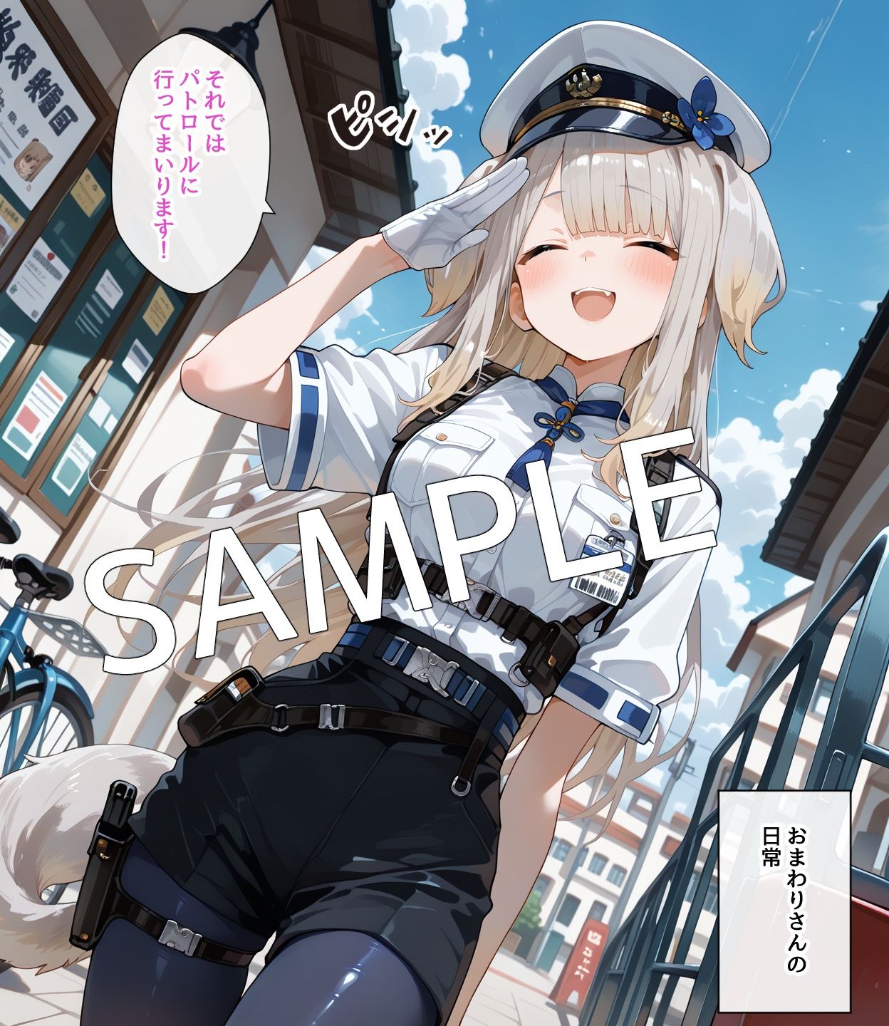 【セリフ付】おまわりさんの日常5