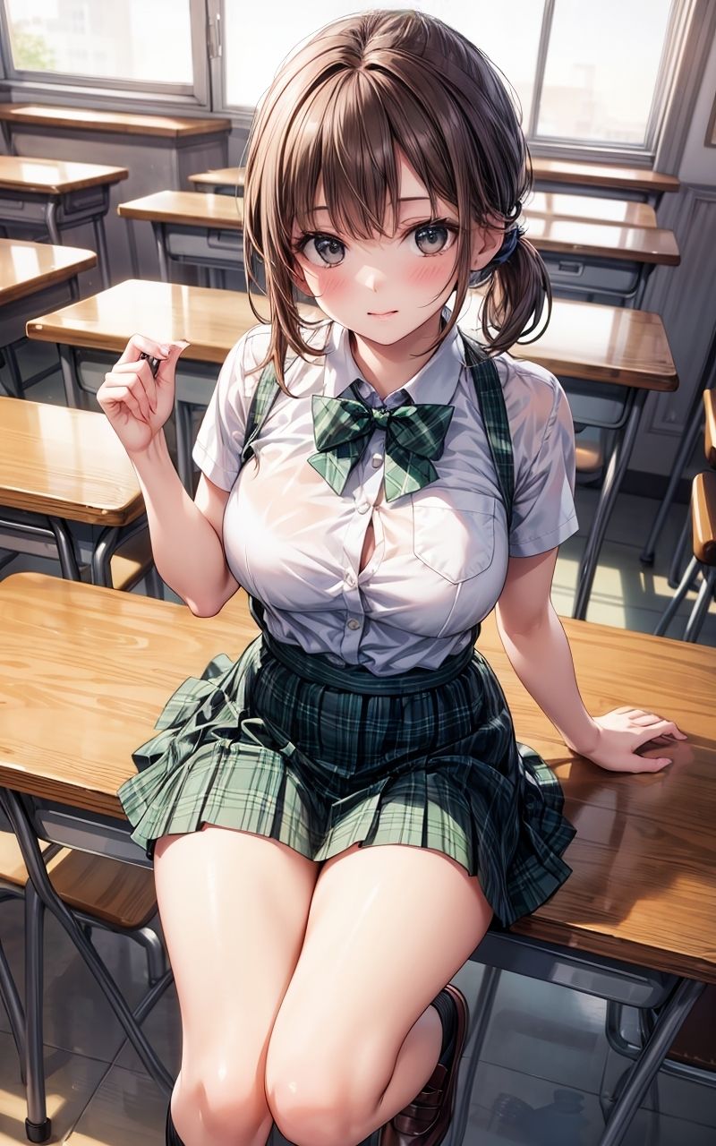 d_763699 AIらぼんぬ イラスト・CG集 制服 グラビア&裏画像画像4