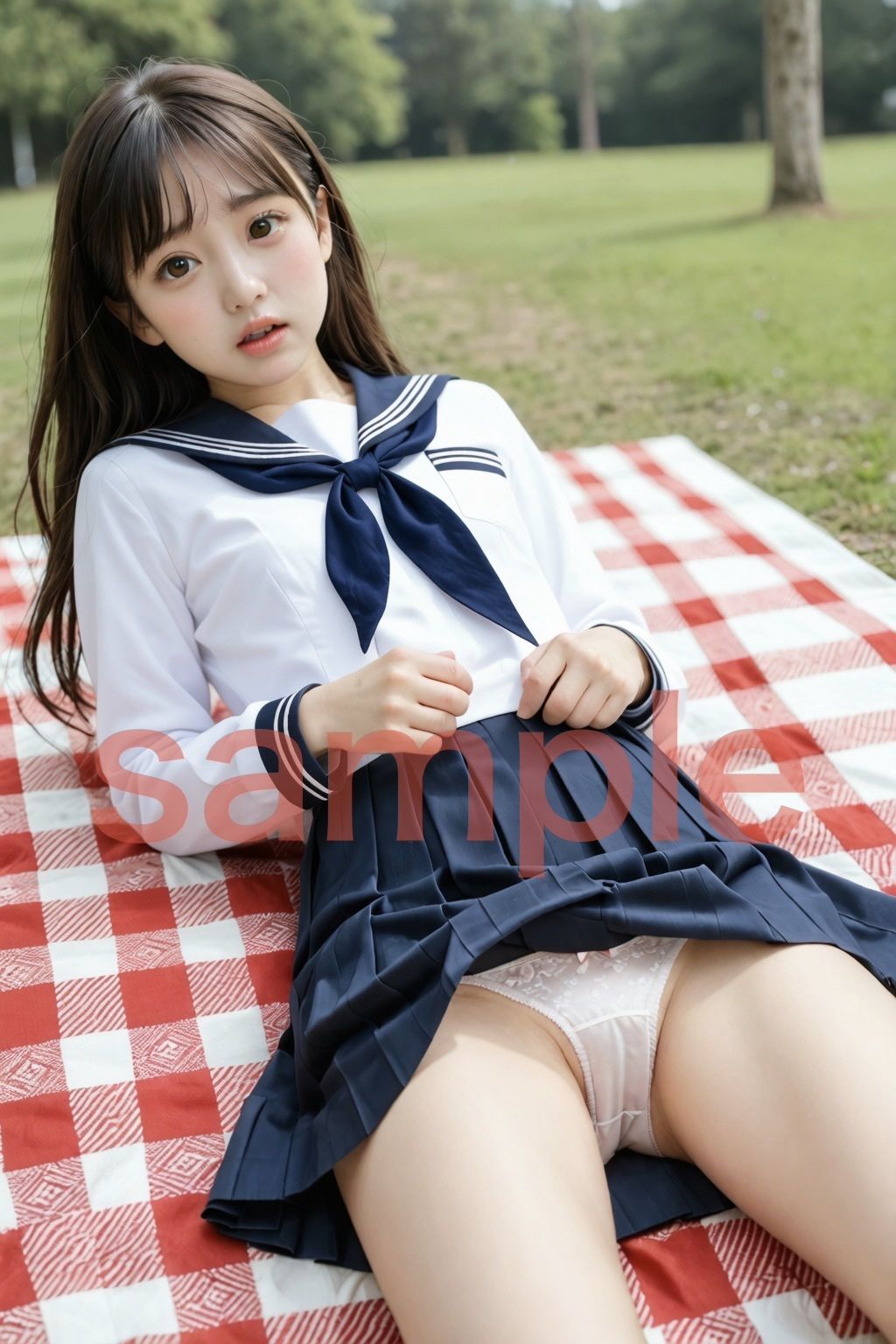 ちっぱい彼女とお花見したら盛り上がりすぎて全部しちゃった話_4