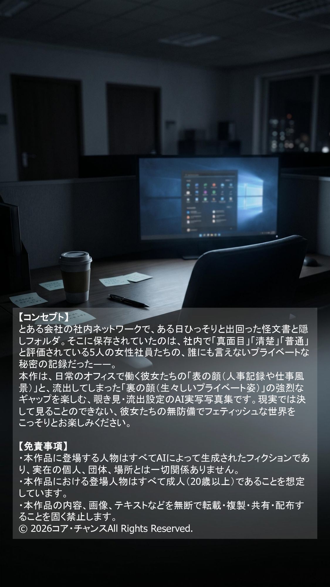 【AI実写】リアルすぎる流出画像集 〜詳細プロフィール付き。普通のOL5人が見せた絶対秘密の姿〜 画像1