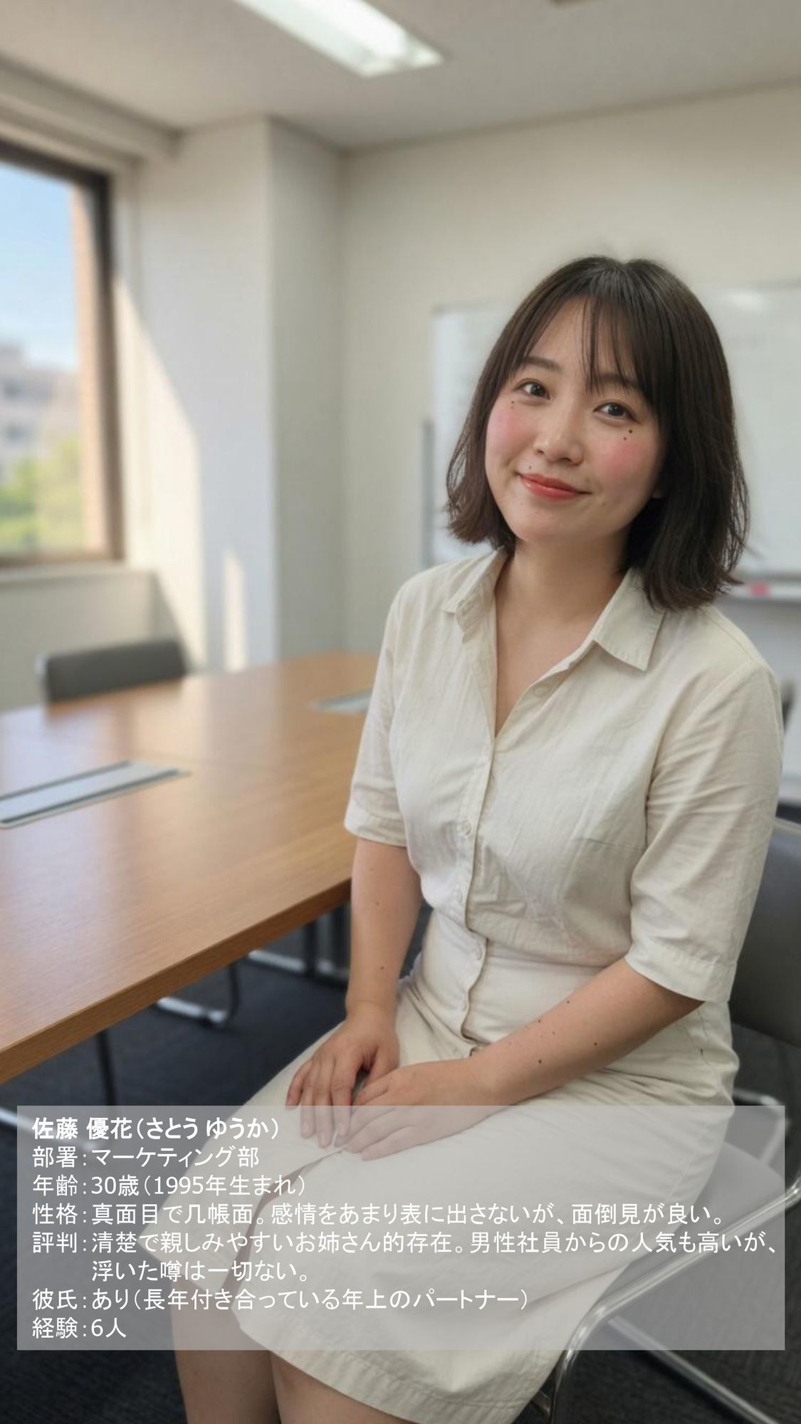 【AI実写】リアルすぎる流出画像集 〜詳細プロフィール付き。普通のOL5人が見せた絶対秘密の姿〜 画像6