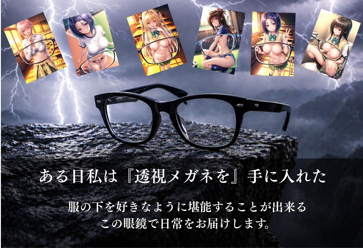 透視メガネ〜学校編〜 5人 画像1