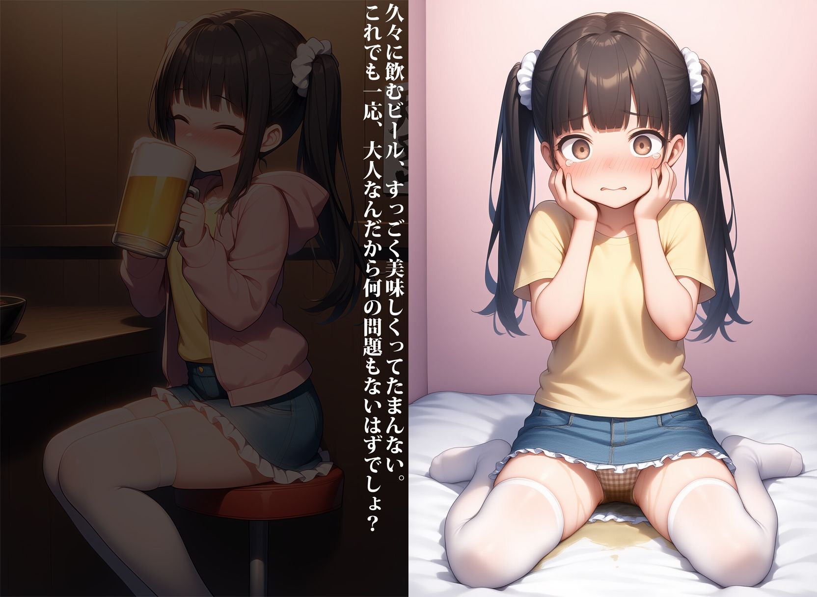 平成一桁ロリババア先生のお漏らし性教育 サンプル画像 3
