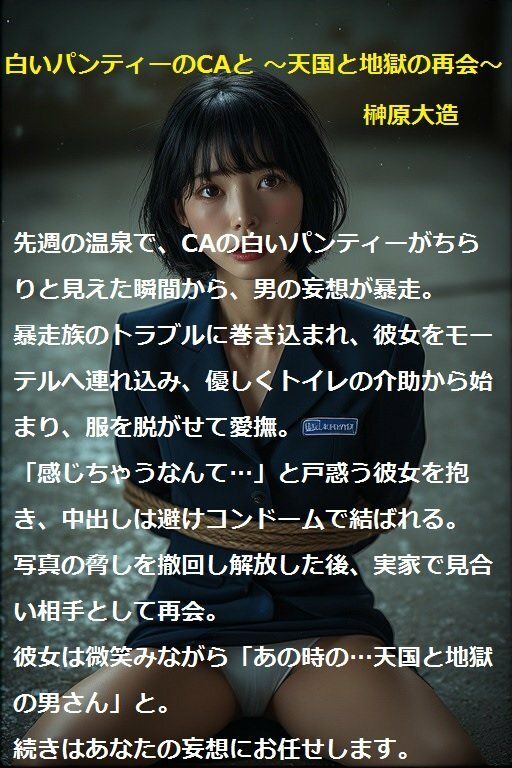 白いパンティーのCAと 〜天国と地獄の再会〜 サンプル1