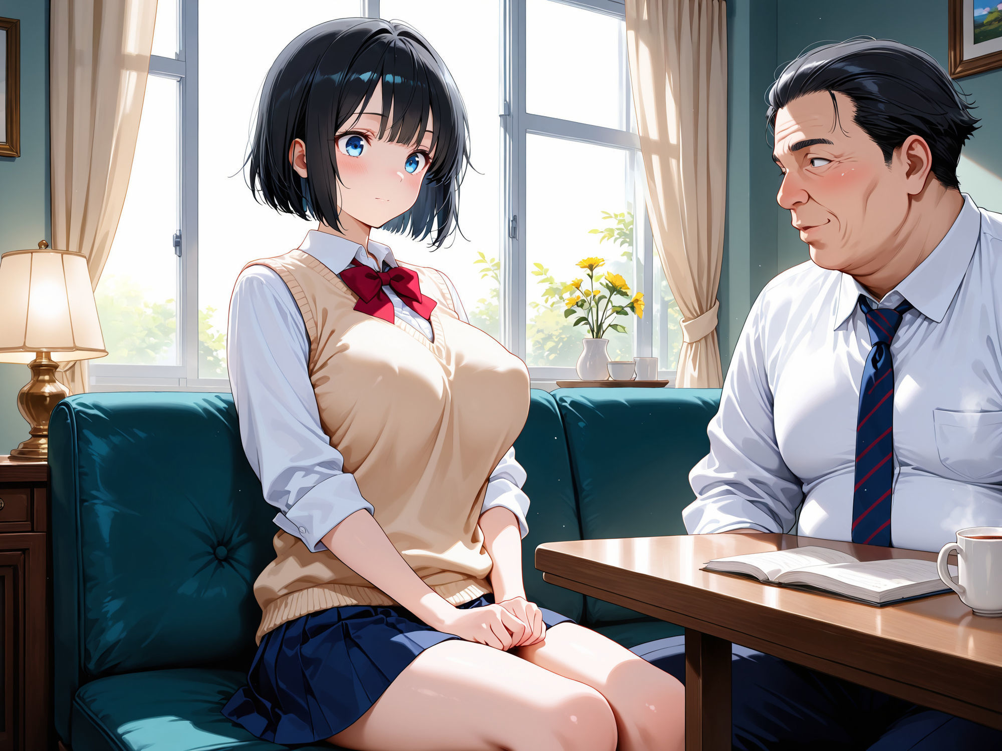 女子校生メス堕ち メイド調教 画像1