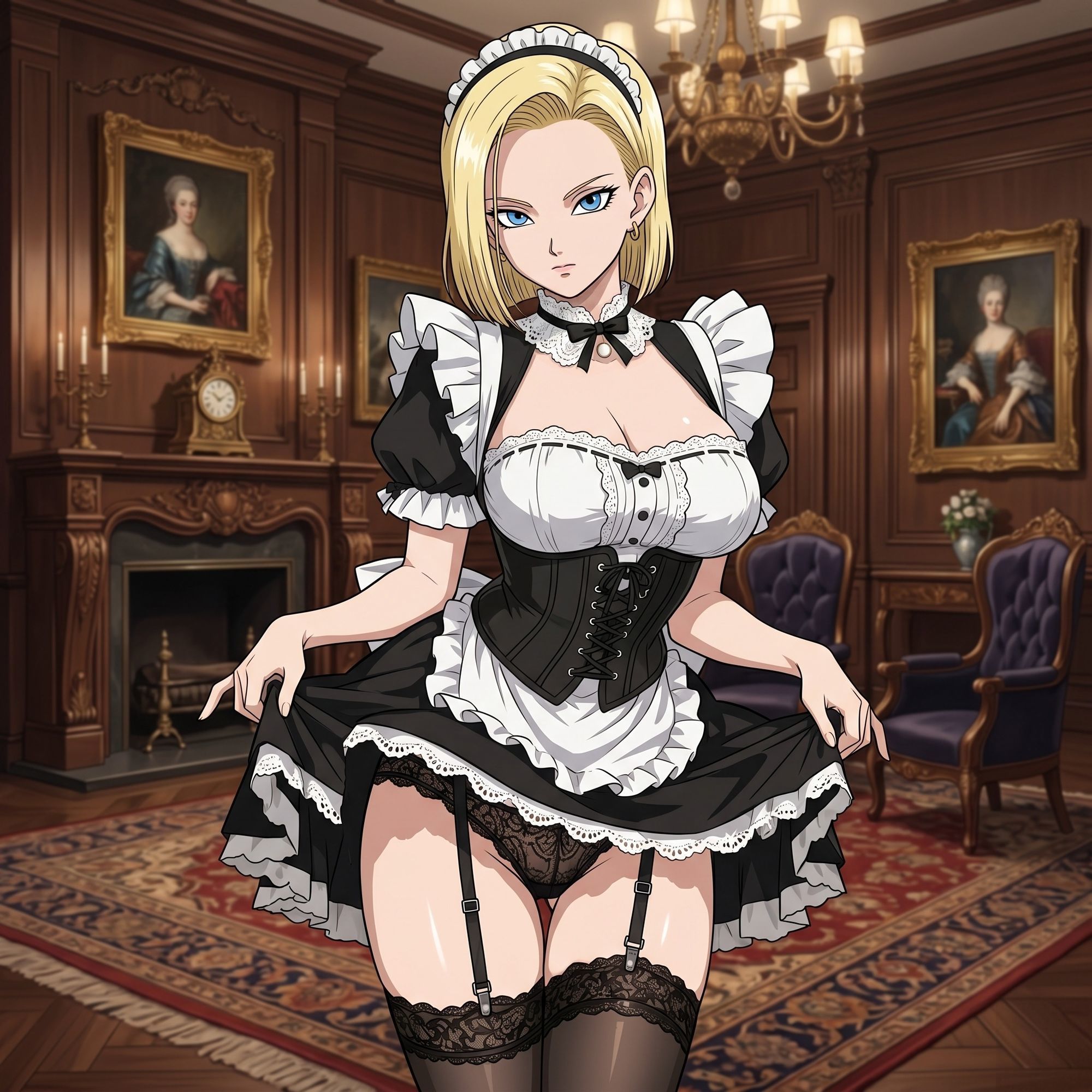 人造人間が水着に着替えたら〜When the android changed into a swimsuit〜 サンプル画像 9