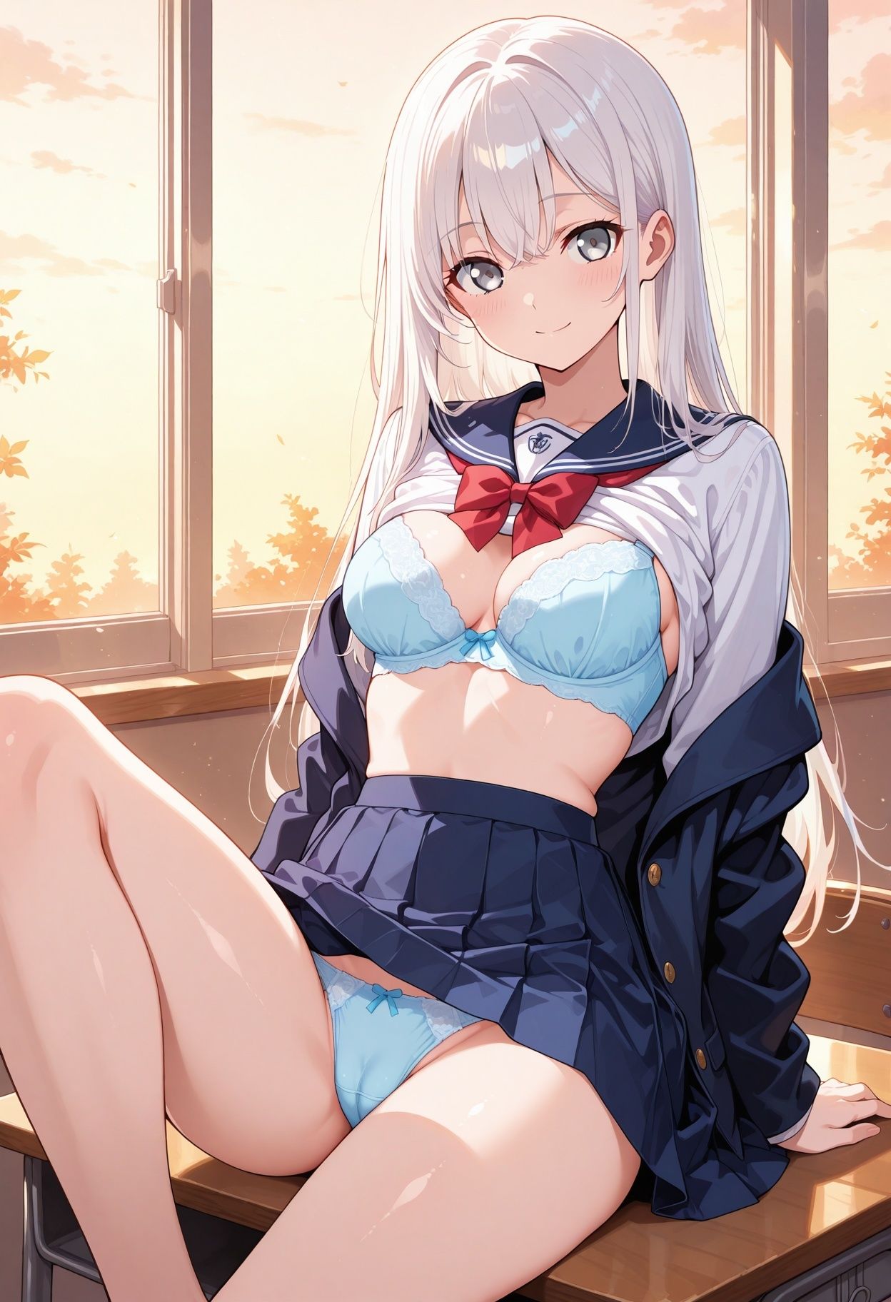 【AI CG集】学校の花園3 〜school collection〜 サンプル3