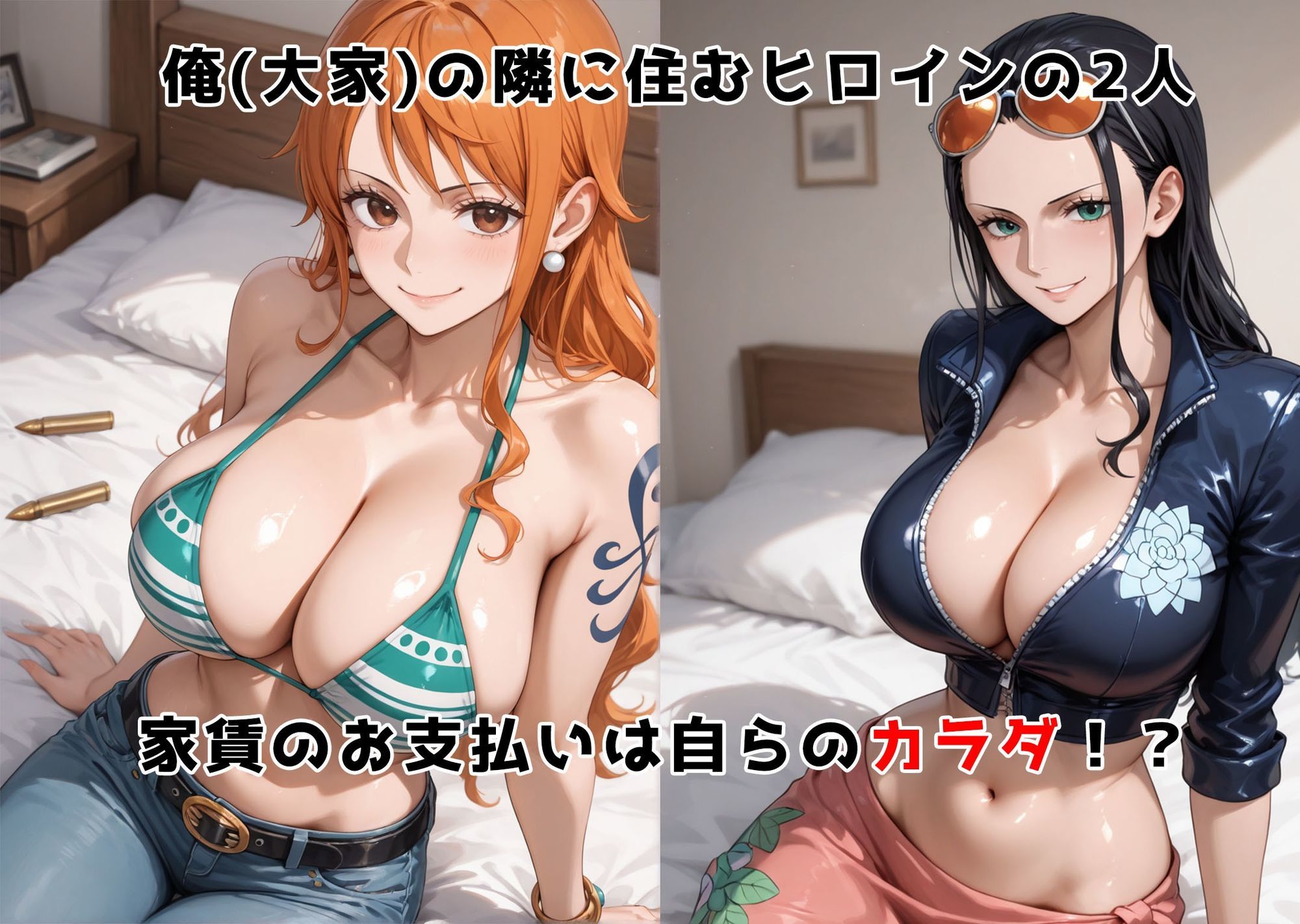 チン体奉仕契約〜大家への家賃は私達のカラダ〜  ナ〇・ロ〇ン 画像2