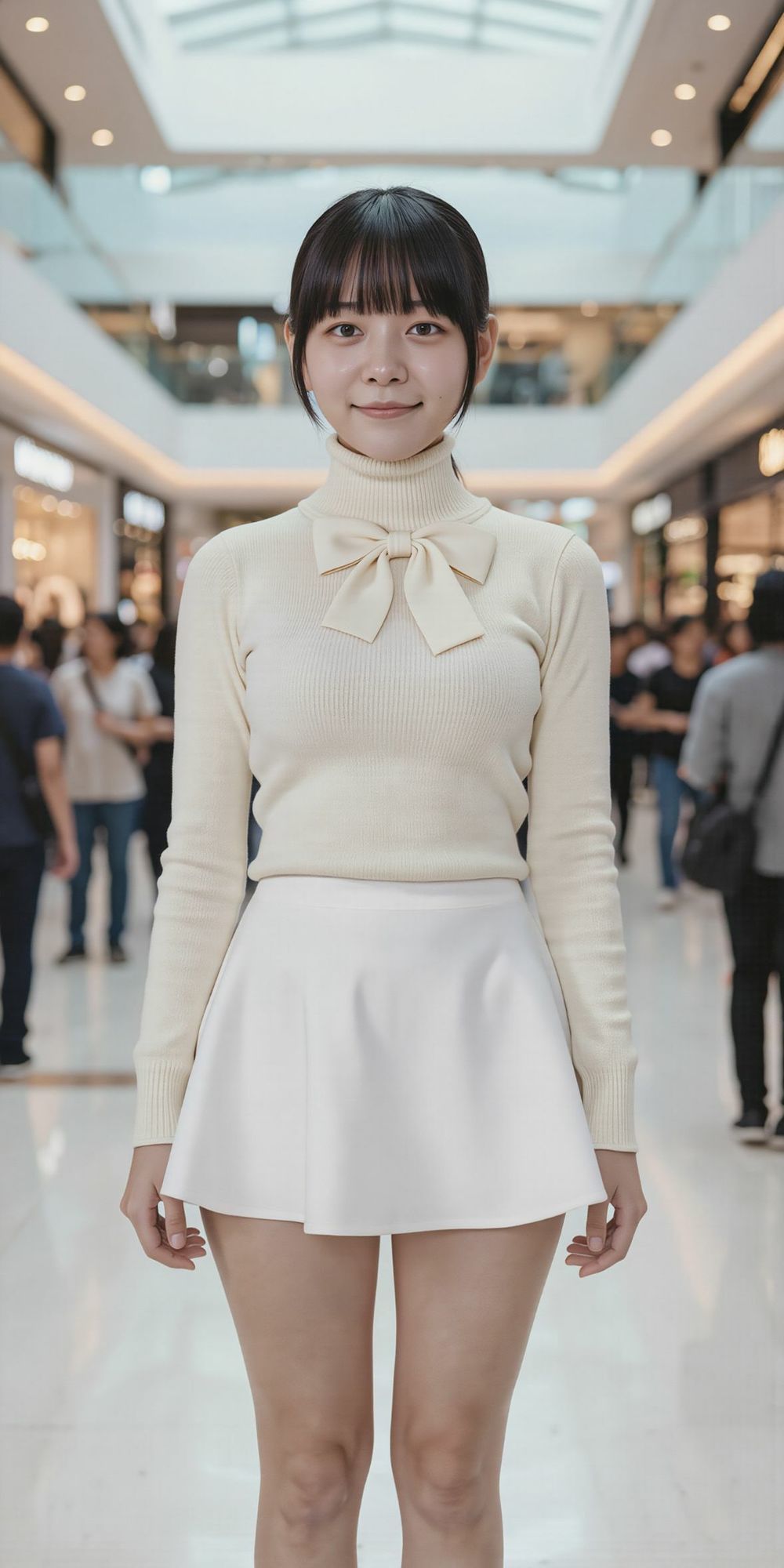 【AI生成作品part1】 私服の超ミニスカートの美少女とお姉さん 画像8