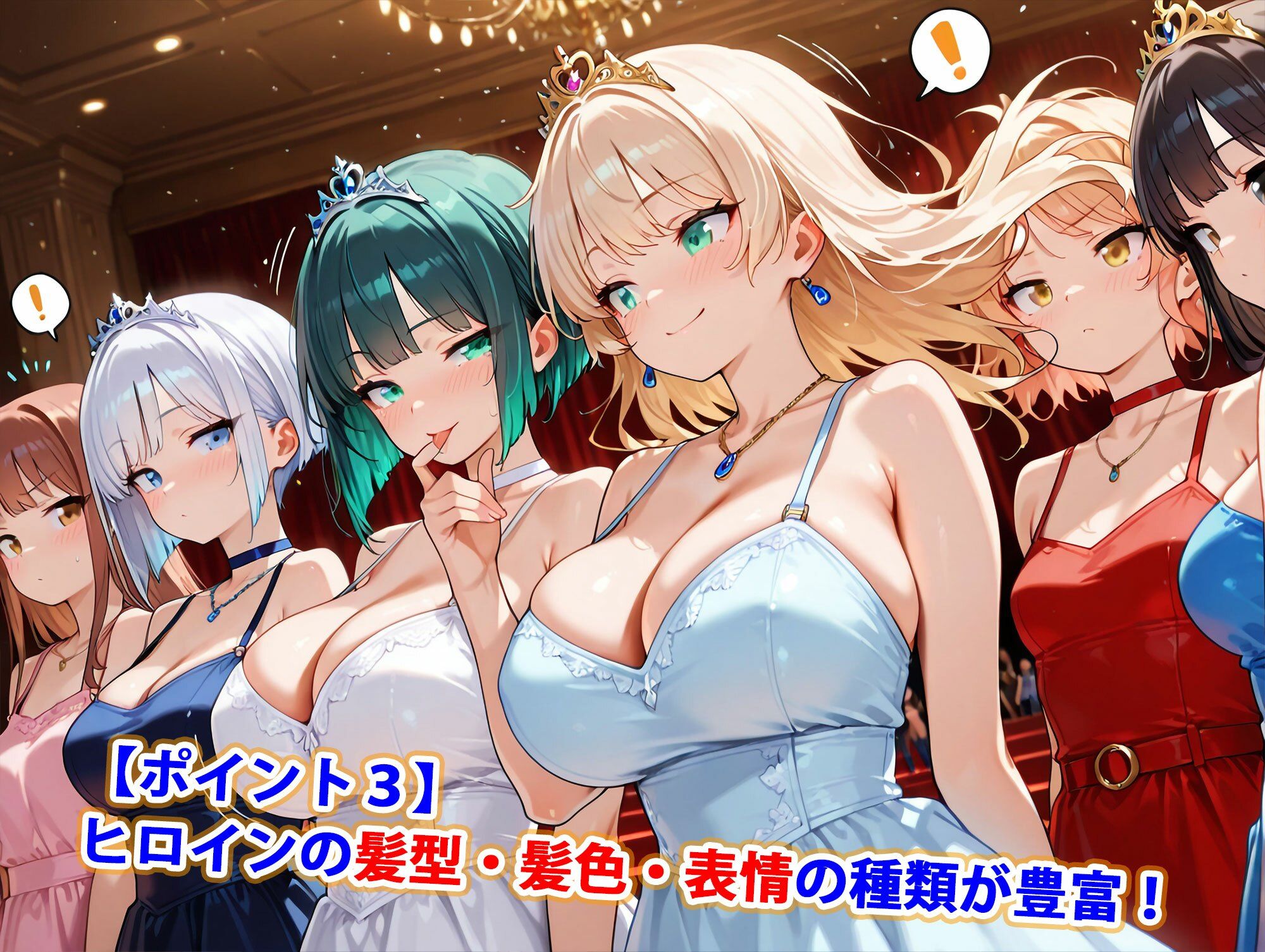 小国王女ダンスパーティ乱交お見合い〜精液まみれイラマチオハードセックス婚〜（妊娠要素あり） 画像4