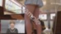 【▲100】一ノ瀬廻里・私服登校日にスカート内を逆さ撮りされた自分のパンチラ盗撮被害動画の確認を強いられる（サテン地豹柄ピンク色ギャルパンティ）
