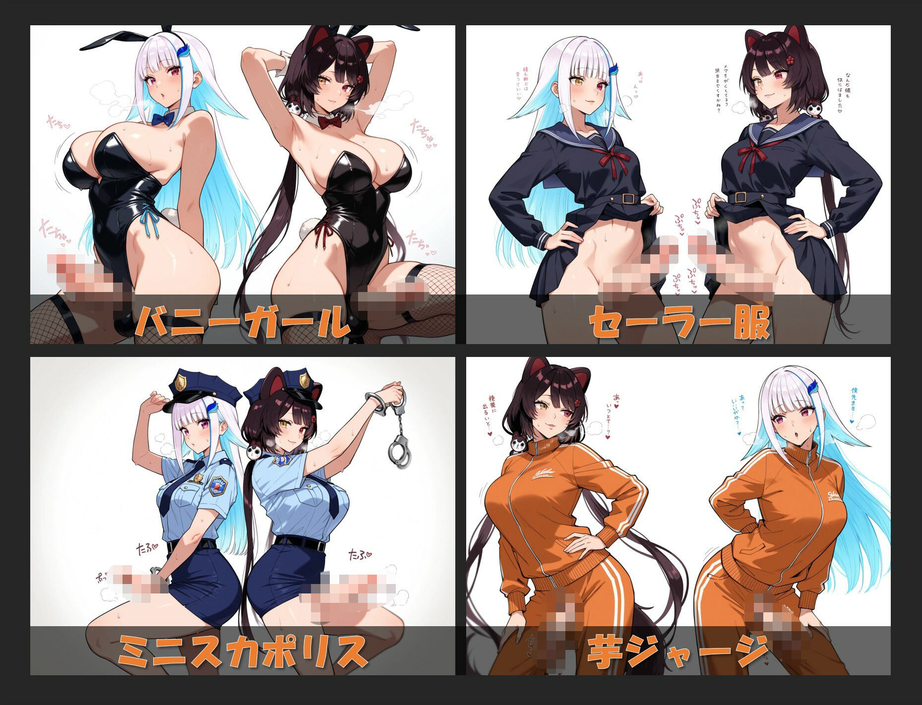 【ふたなり】に〇さんじ ふたなりVTuberのコスプレH集【125枚＋23枚】 サンプル1