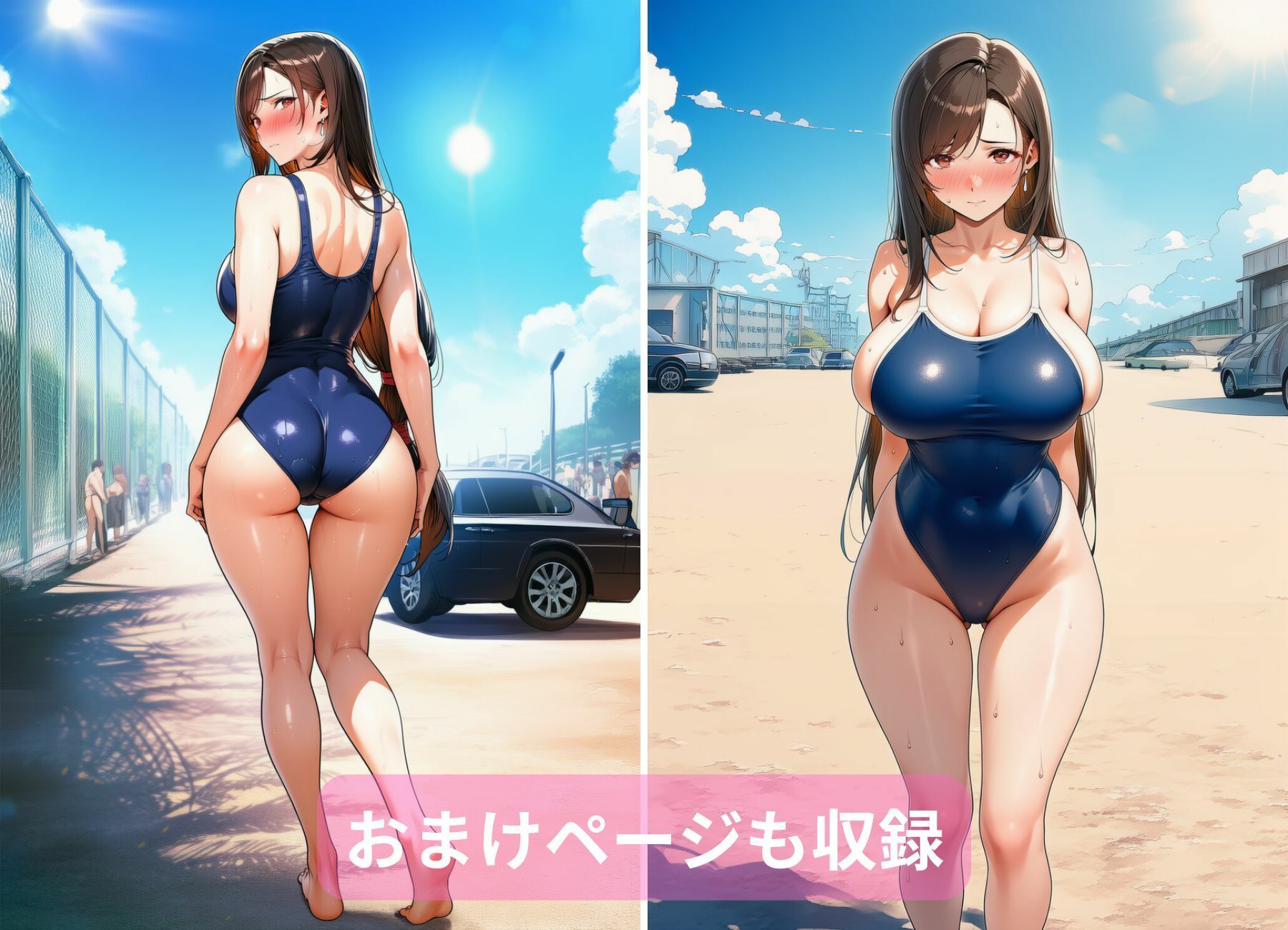 かくとう娘の陥落記〜水着編 潜入中に〇姦され堕ちた話〜 画像9