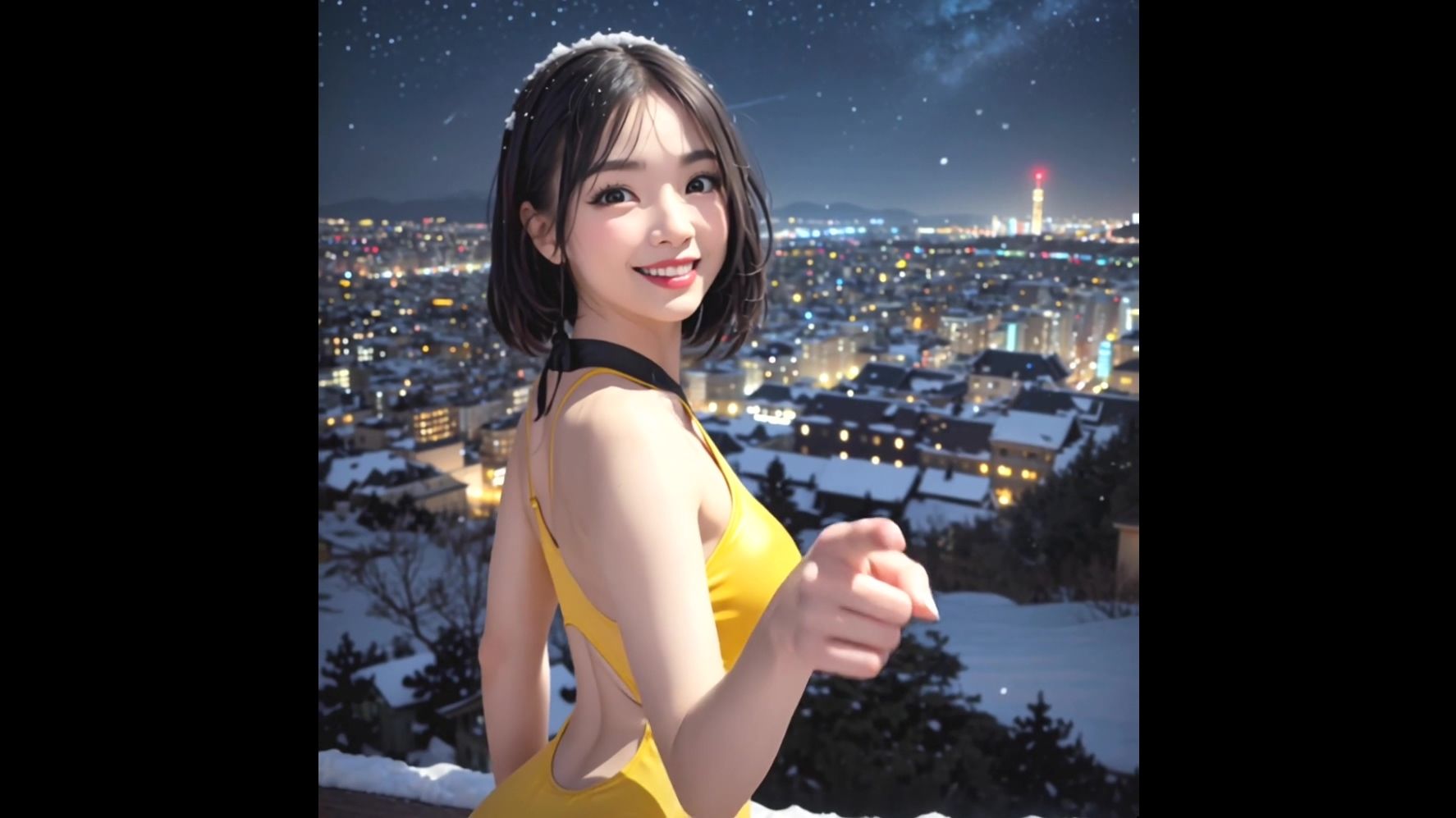 【動画版】競泳水着の彼女【2月】【AIグラビア】 サンプル1