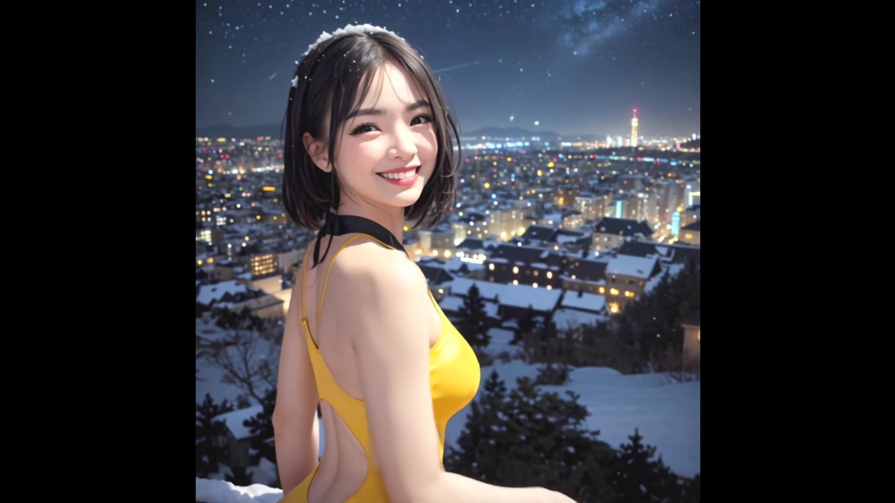 【動画版】競泳水着の彼女【2月】【AIグラビア】 サンプル2