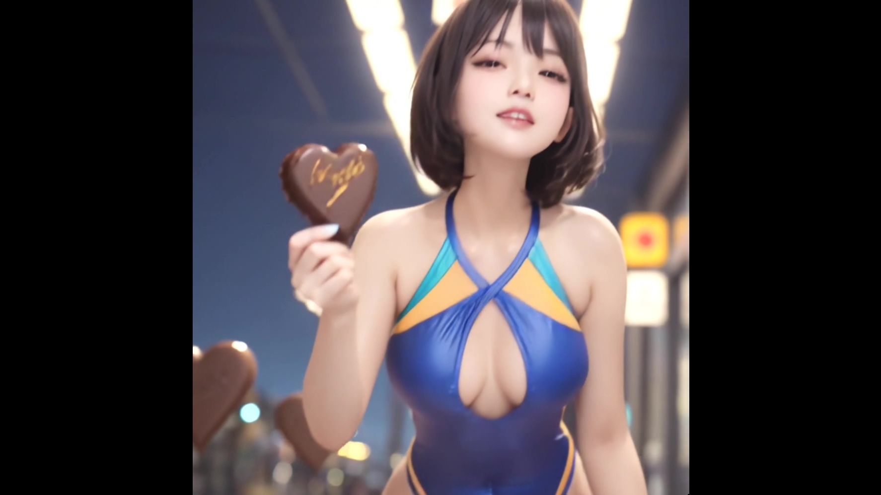 【動画版】競泳水着の彼女【2月】【AIグラビア】 サンプル7