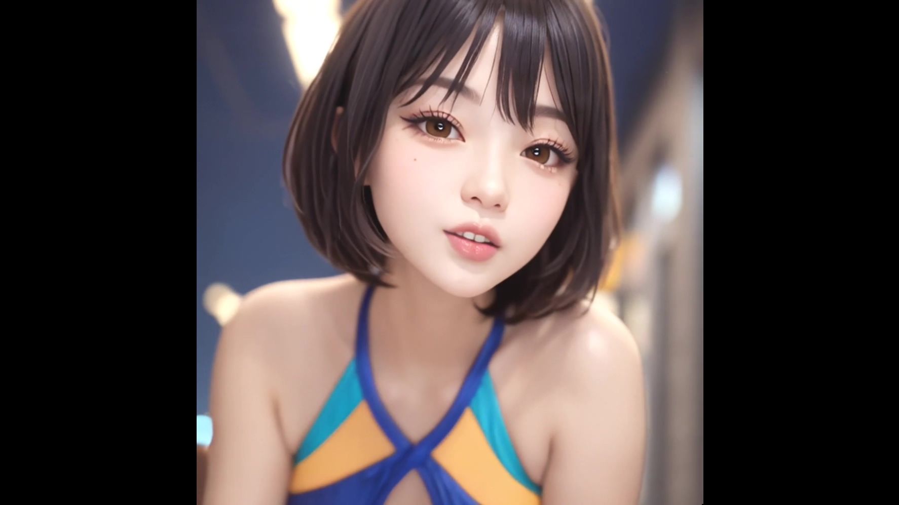 【動画版】競泳水着の彼女【2月】【AIグラビア】 サンプル8