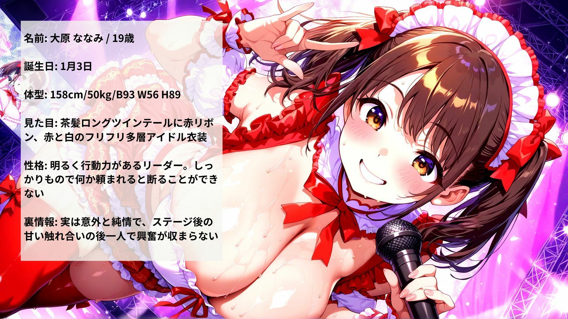 巨乳地下アイドル裏営業〜ステージ後汗だくセックス流出映像〜 画像1